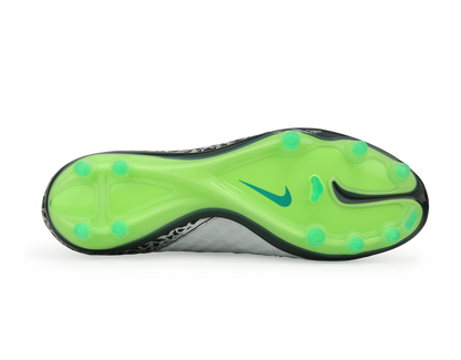 Nike Men's Hypervenom Phinish FG Pure Platinum/Black/Ghost Green