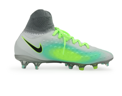 Nike Kids Magista Obra II FG Pure Platinum/Black/Ghost Green