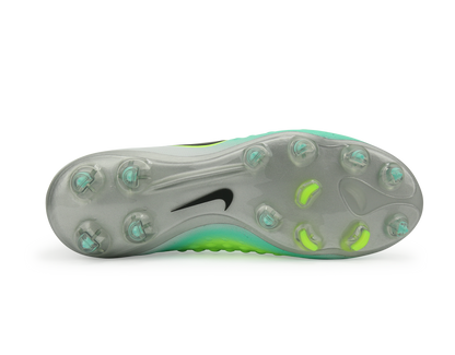Nike Kids Magista Obra II FG Pure Platinum/Black/Ghost Green