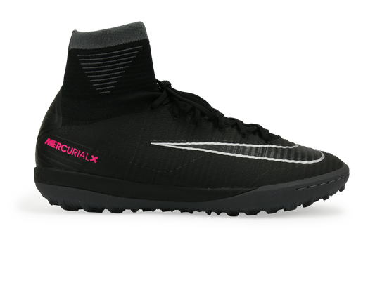 Nike Men's MercurialX Proximo II Turf Soccer Shoes Black/Dark Grey