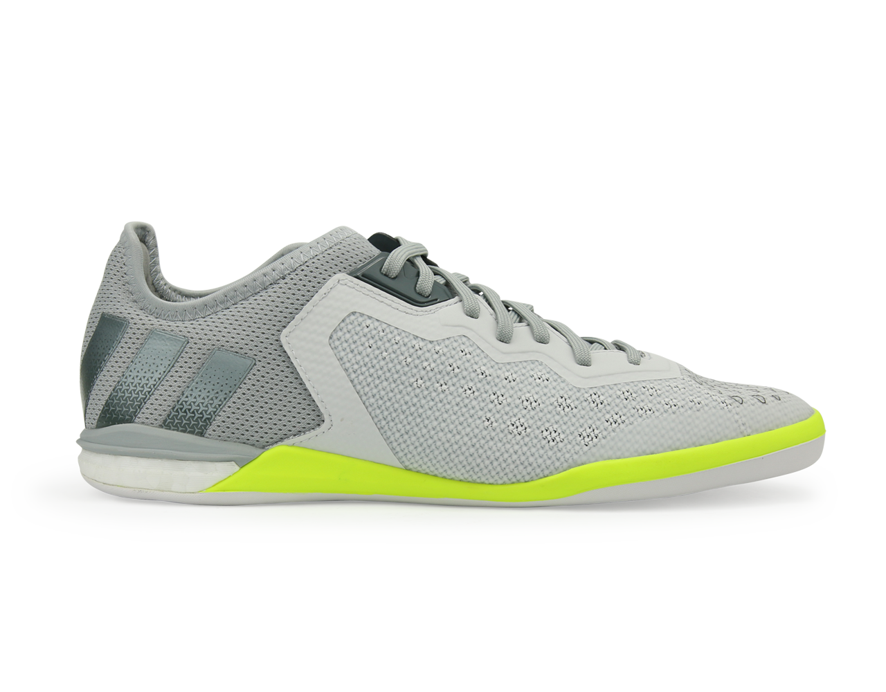 adidas Men's ACE 16.1 Court Indoor Soccer Shoes Crystal White/Onix/Solar/Yellow