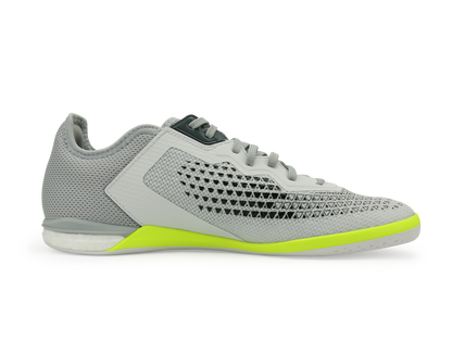 adidas Men's ACE 16.1 Court Indoor Soccer Shoes Crystal White/Onix/Solar/Yellow