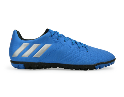 adidas Men's Messi 16.3 Turf Soccer Shoes Sho Blue/Metalic Silver