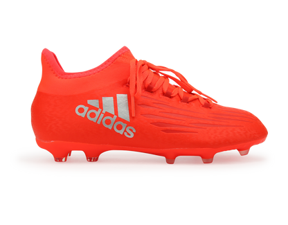 adidas Kids X 16.1 FG/AG Solar Red/Metallic Silver
