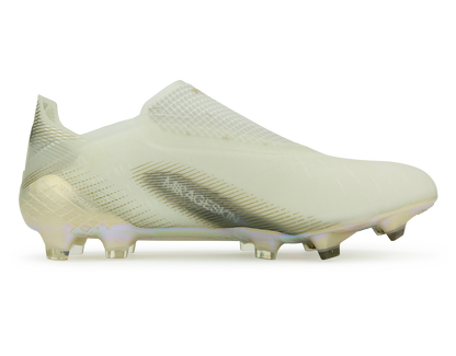 adidas Men's X Ghosted + FG Cloud White/Gold/Core Black