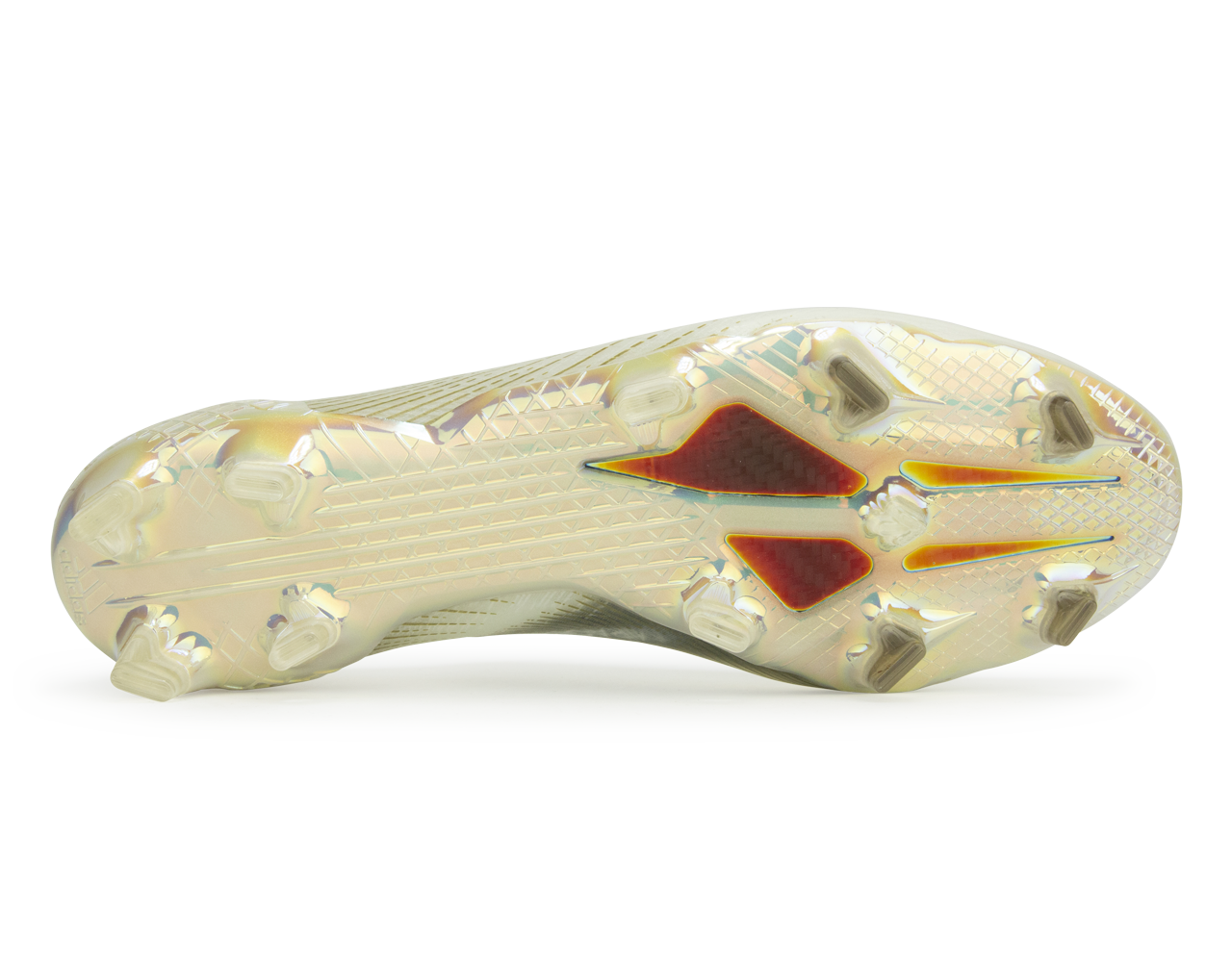 adidas Men's X Ghosted + FG Cloud White/Gold/Core Black