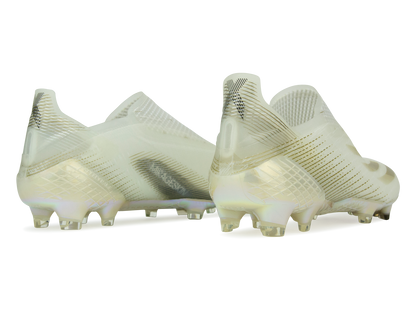 adidas Men's X Ghosted + FG Cloud White/Gold/Core Black