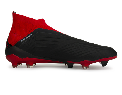 adidas Men's Predator 18+ FG Core Black/White