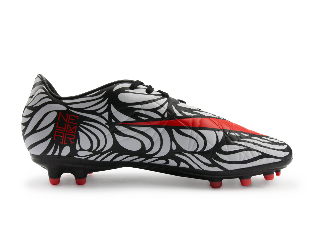 Nike Men's Hypervenom Phelon FG Black/Bright Crimson/White