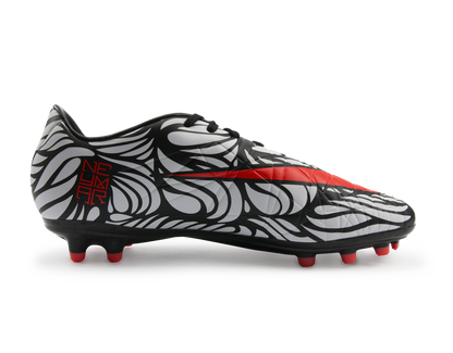 Nike Men's Hypervenom Phelon FG Black/Bright Crimson/White