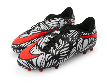 Nike Men's Hypervenom Phelon FG Black/Bright Crimson/White