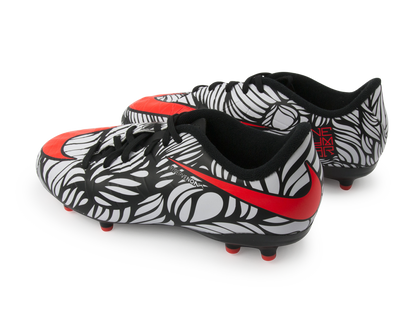 Nike Men's Hypervenom Phelon FG Black/Bright Crimson/White
