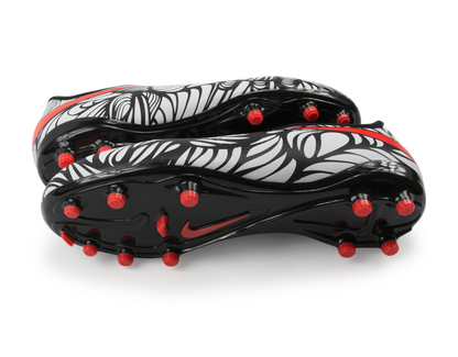 Nike Men's Hypervenom Phelon FG Black/Bright Crimson/White