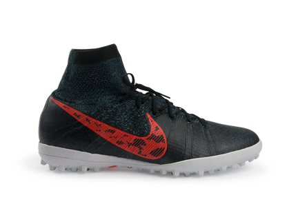 Nike Men's Elastico Superfly Turf Soccer Shoes Black/Total Crimson/Total Crimson