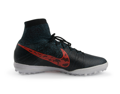 Nike Men's Elastico Superfly Turf Soccer Shoes Black/Total Crimson/Total Crimson