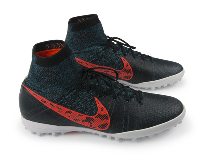 Nike Men's Elastico Superfly Turf Soccer Shoes Black/Total Crimson/Total Crimson