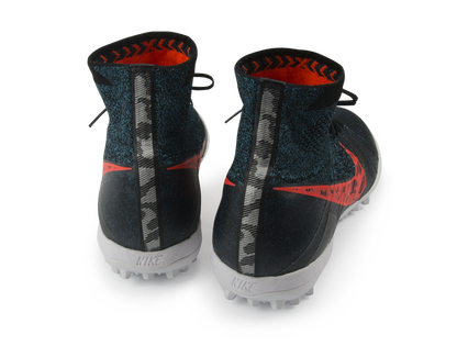 Nike Men's Elastico Superfly Turf Soccer Shoes Black/Total Crimson/Total Crimson