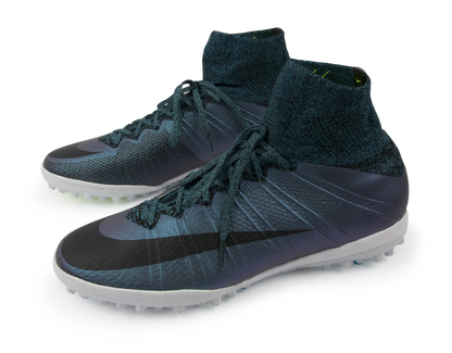 Nike Men's MercurialX Proximo Turf Soccer Shoes Squadorn Blue/Black/Volt