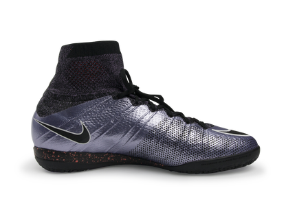 Nike Men's MercurialX Proximo Indoor Soccer Shoes Urban Lilac/Bright Mango/Black