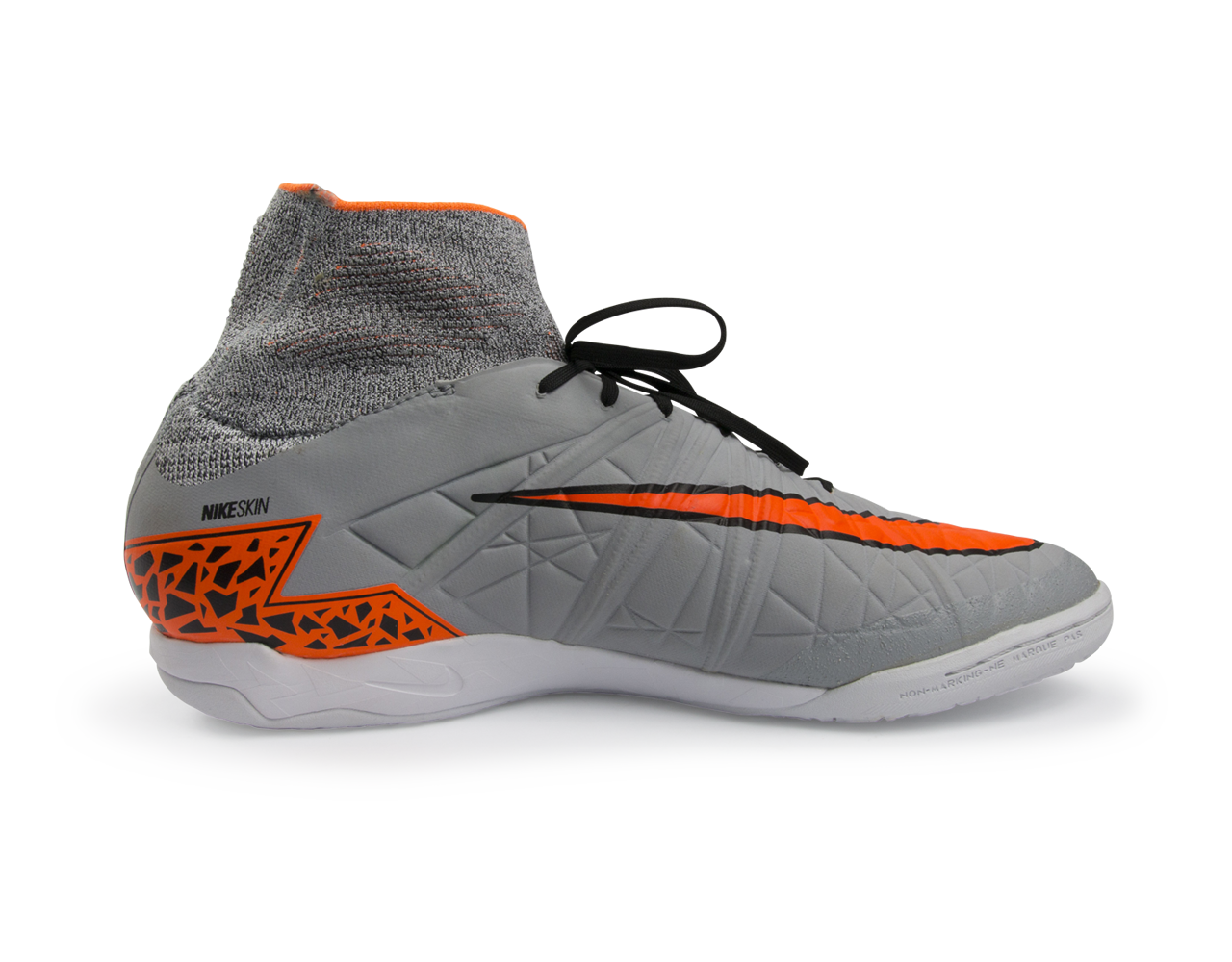 Nike Men's Hypervenom Proximo Indoor Soccer Shoes Wolf Grey/Total Orange/Black