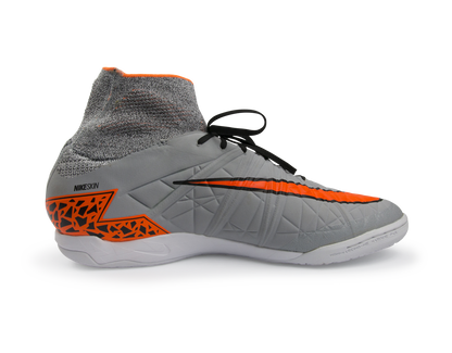 Nike Men's Hypervenom Proximo Indoor Soccer Shoes Wolf Grey/Total Orange/Black
