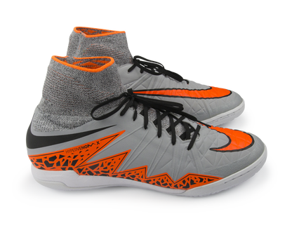 Nike Men's Hypervenom Proximo Indoor Soccer Shoes Wolf Grey/Total Orange/Black