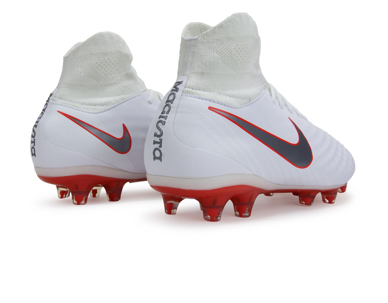 Nike Men's Magista Obra 2 Pro DF FG Dark White/Metallic Cool Grey/Light Crimson