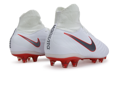 Nike Men's Magista Obra 2 Pro DF FG Dark White/Metallic Cool Grey/Light Crimson
