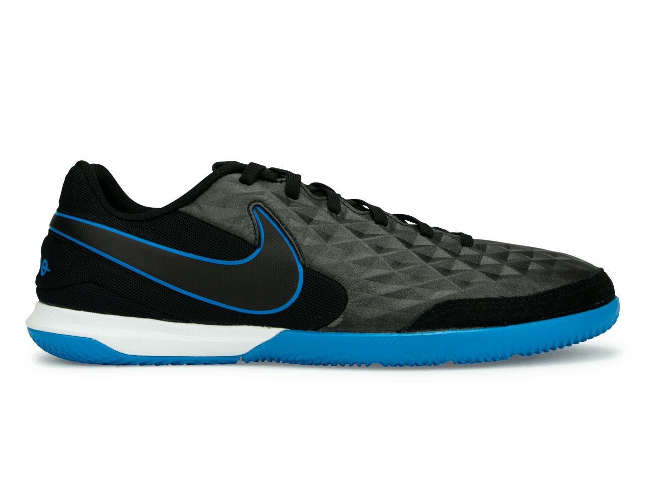 Nike Men's Tiempo Legend 8 Academy Indoor Soccer Shoes Black/Blue Hero