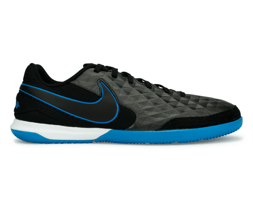 Nike Men's Tiempo Legend 8 Academy Indoor Soccer Shoes Black/Blue Hero