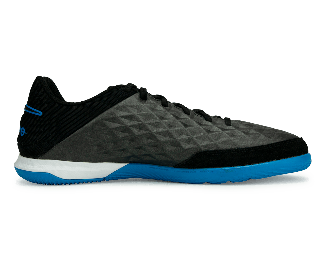 Nike Men's Tiempo Legend 8 Academy Indoor Soccer Shoes Black/Blue Hero