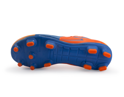 PUMA Kids evoPOWER 3 H2H FG Orange Clown Fish/Electric Blue Lemonade