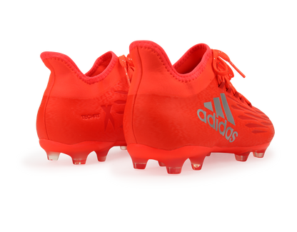 adidas Men's X 16.2 FG/AG Solar Red/Metalic Silver