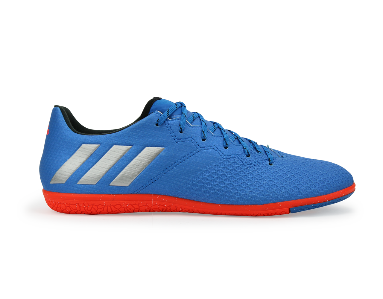 adidas Men's Messi 16.3 Indoor Soccer Shoes Sho Blue/Metalic Silver