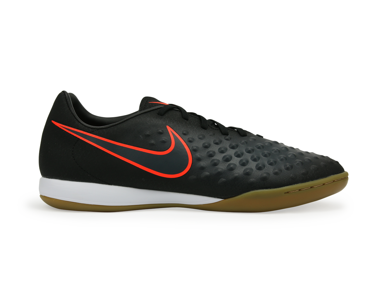 Nike Men's MagistaX Onda II Indoor Soccer Shoes Black/Total Crimson