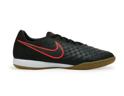 Nike Men's MagistaX Onda II Indoor Soccer Shoes Black/Total Crimson