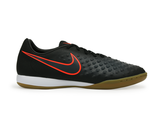 Nike Men's MagistaX Onda II Indoor Soccer Shoes Black/Total Crimson