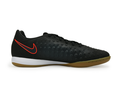 Nike Men's MagistaX Onda II Indoor Soccer Shoes Black/Total Crimson