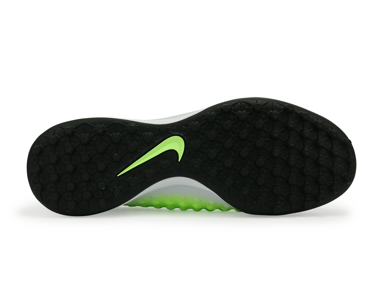 Nike Men's MagistaX Onda II Turf Soccer Shoes Pure Platinum/Black/Ghost Green