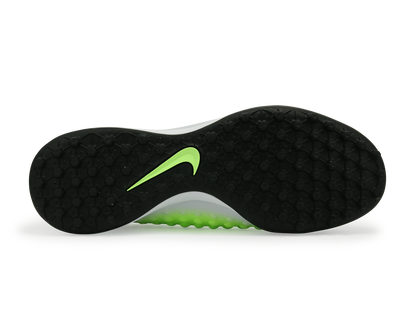 Nike Men's MagistaX Onda II Turf Soccer Shoes Pure Platinum/Black/Ghost Green