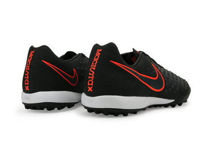 Nike Men's MagistaX Onda II Turf Soccer Shoes Black/Total Crimson