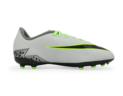 Nike Kids Hypervenom Phelon II FG Pure Platinum/Black/Ghost Green