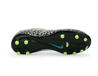 Nike Kids Hypervenom Phelon II FG Pure Platinum/Black/Ghost Green