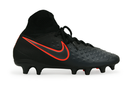 Nike Kids Magista Obra II FG Black/Total Crimson