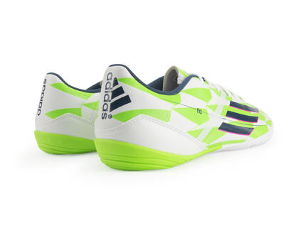 adidas Men's F10 Indoor Soccer Shoes White