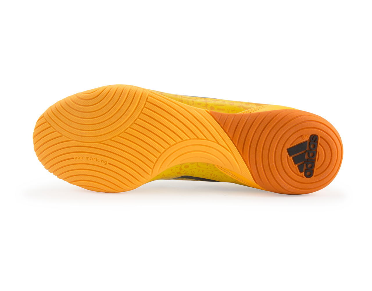 adidas Men's F10 Indoor Soccer Shoes Messi Solar Gold/Black