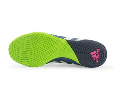 adidas Men's Predator Absolado Instinct Indoor Soccer Shoes Rich Blue/Running White/Neon Green