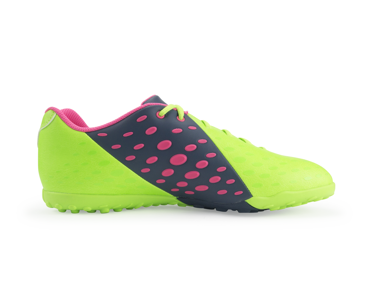 adidas Men's Freefootball X-ite Indoor Soccer Shoes  Neon Green/Rich Blue