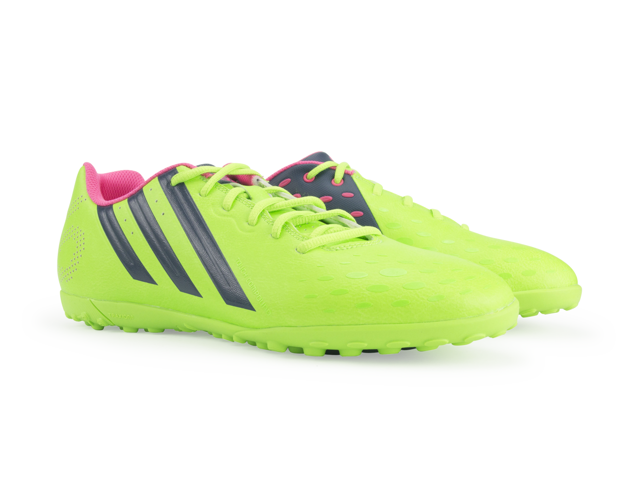 adidas Men's Freefootball X-ite Indoor Soccer Shoes  Neon Green/Rich Blue