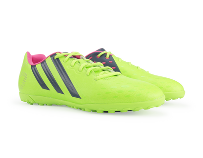 adidas Men's Freefootball X-ite Indoor Soccer Shoes  Neon Green/Rich Blue